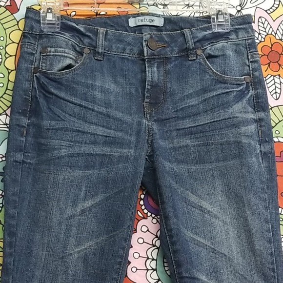 Women's Refuge Skinny Blue Jeans Size 0(29 x 30) - Picture 2 of 12